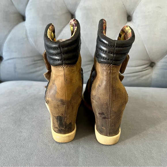 BOUTIQUE 9 Genuine Leather Boots Size 7 Open Toe - Picture 4 of 7